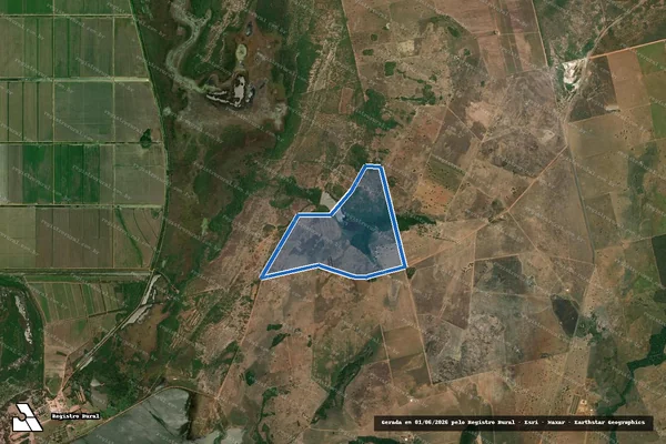 Imagem de satélite de FAZENDA NOSSA SENHORA DA GUIA - Parte 1 em Formoso do Araguaia - TO