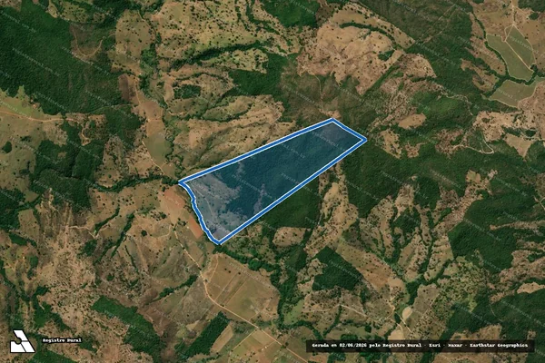 Imagem de satélite de FAZENDA IZIDORO - 001 em Itapaci - GO