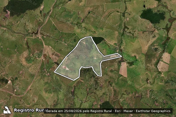 Imagem de satélite de Fazenda Marta Rocha - Parcela 5 em Ponto Belo - ES