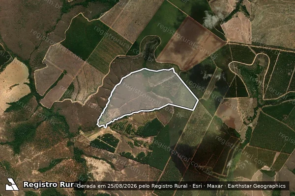 Imagem de satélite de FAZENDA DOS MORRINHOS - Gleba 1 em Três Marias - MG