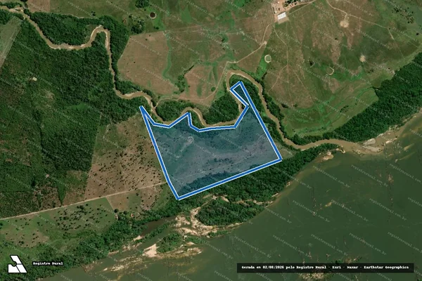 Imagem de satélite de FAZENDA FABISA  III - Parte 02 em Piçarra - PA