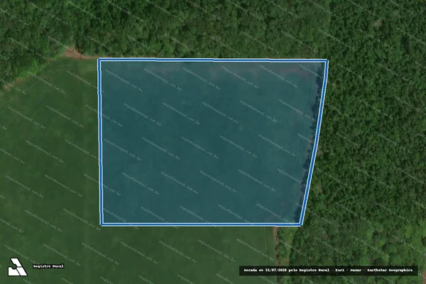 Imagem de satélite de FAZENDA PASSO CUÊ - FAZENDA PASSO CUÊ em Foz do Iguaçu - PR