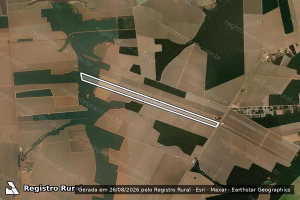 Imagem de satélite de LOTE Nº 57 - LOTE Nº 57 em Santa Carmem - MT