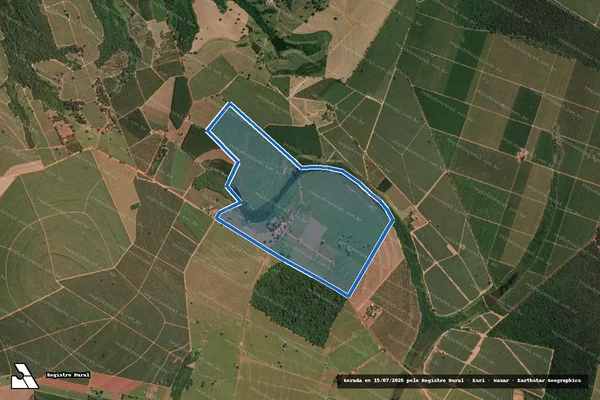 Imagem de satélite de Estância de Fátima / Parte 1 em Urupês - SP