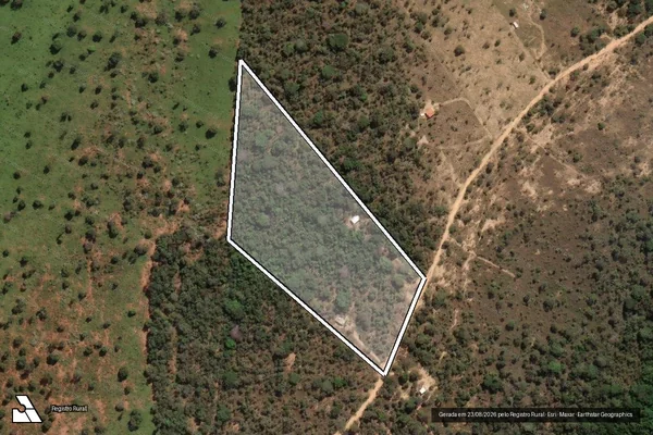 Imagem de satélite de Fazenda Arraial da Forquilha - Gleba 150 em Três Marias - MG