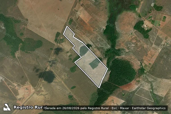 Imagem de satélite de FAZENDA GERMANIA - Parcela Única em Bonfim - RR