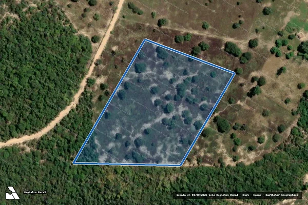 Imagem de satélite de Fazenda Pau Brasil - GLEBA 5 em Jequitinhonha - MG