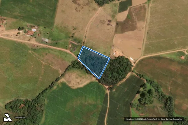 Imagem de satélite de CAMPO DO JARDIM - GLEBA A em Poço Fundo - MG