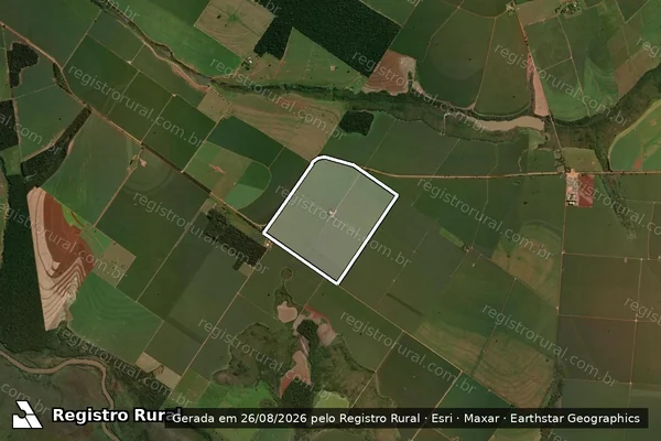 Imagem de satélite de FAZENDA MIYAZAKI - Parte 1 em Naviraí - MS