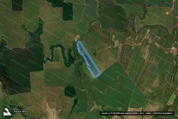Imagem de satélite de Sitio Santa Barbara ? Lote nº 07-A - Sitio Santa Barbara ? Lote nº 07-A em Goioerê - PR