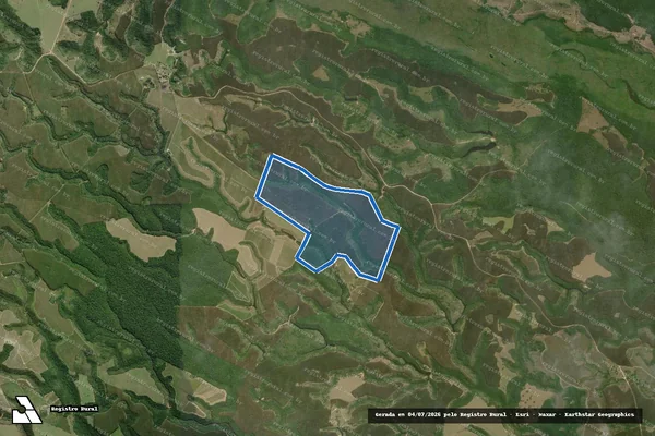 Imagem de satélite de FAZENDA CASTANHAL - 001 em Porto Seguro - BA