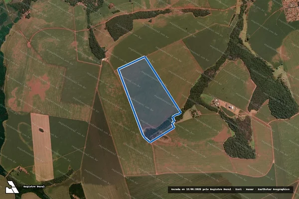 Imagem de satélite de FAZENDA MONTIVIDIU TIÚBA - Gleba 02 em Montividiu - GO