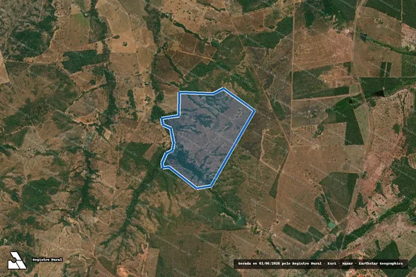 Imagem de satélite de Fazenda Boa Esperança (Lotes 34, 76 e 77) - Faz Boa Esperança em Formoso do Araguaia - TO