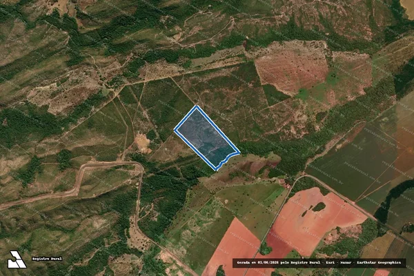 Imagem de satélite de FAZENDA CAMPO BELO - Parcela 1 em Nova Xavantina - MT
