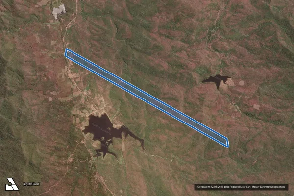 Imagem de satélite de FAZENDA BATUBA / QUIXABA - GLEBA - A - LOTE 30 em Irauçuba - CE