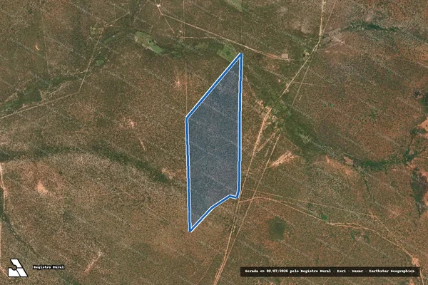 Imagem de satélite de FAZENDA PINDAIBA - Parte 1 em Gilbués - PI