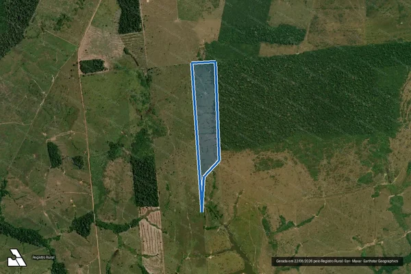 Imagem de satélite de RECREIO DO SANTO ANTONIO LOTE 68 PARTE A / Parte 1