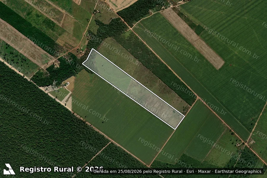 Imagem aérea do item B