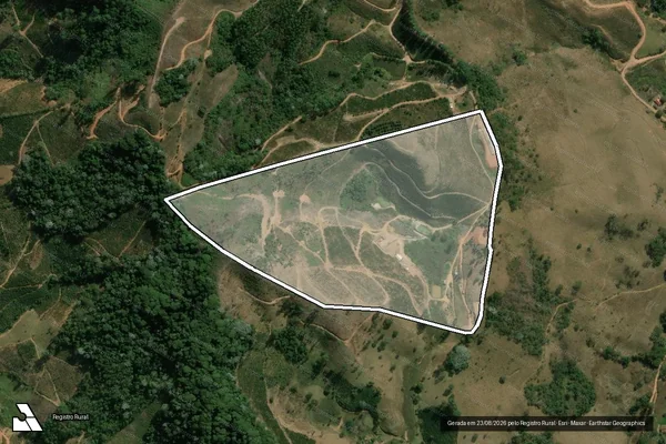 Imagem de satélite de CABECEIRA DE SANTO AMARO - Parte 1 em Muniz Freire - ES