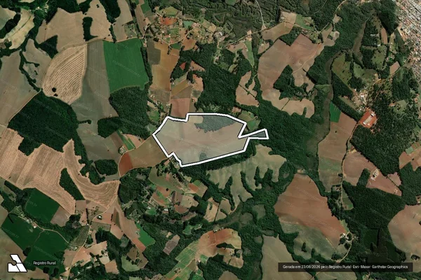 Imagem de satélite de FAZENDA PIQUIRI - FAZENDA PIQUIRI em Ipiranga - PR