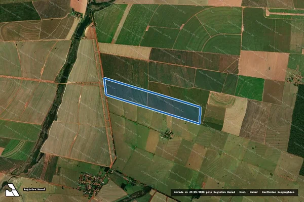 Imagem de satélite de Fazenda São Joaquim ?Remanescente? - L em Amaporã - PR