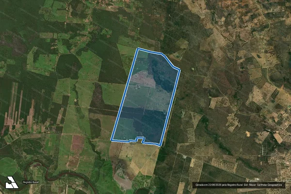 Imagem de satélite de FAZENDA PRIMAVERA - GLEBA A - PARTE I A em Santa Maria da Vitória - BA