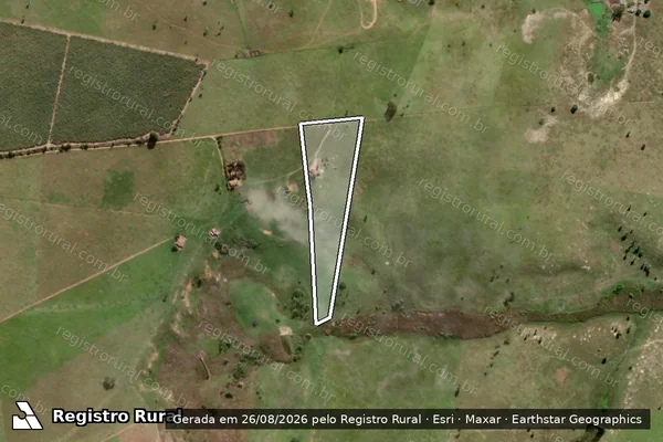 Imagem de satélite de Fazenda Recanto das Palmeiras - GLEBA 01 em Ibirapuã - BA