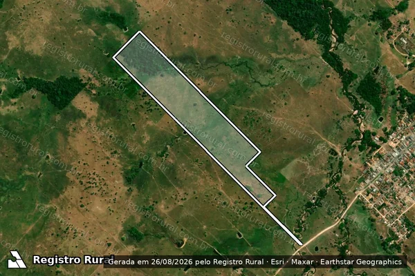 Imagem de satélite de LOTE 103 GLEBA 72 P.I.C PADRE ADOLPHO ROHL - LOTE 103 em Jaru - RO