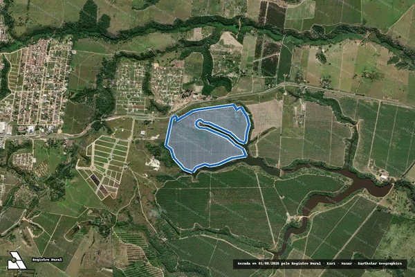 Imagem de satélite de FAZENDA ALVORADA - Parcela 02 em Eunápolis - BA