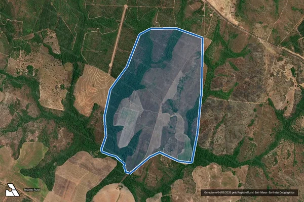 Imagem de satélite de Fazenda Bom Futuro - Parte 1 em Palmeirante - TO