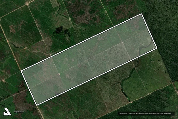 Imagem de satélite de FAZENDA BOA VISTA, LOTE 07 E 05 UNIFICADOS, GLEBA 20,SETOR MANOA, GLEBA RIO PRETO