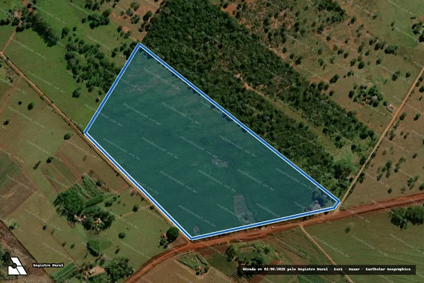 Imagem de satélite de Lote 143 - Projeto de Assentamento Marcos Freire  - Lote 143 em Dois Irmãos do Buriti - MS
