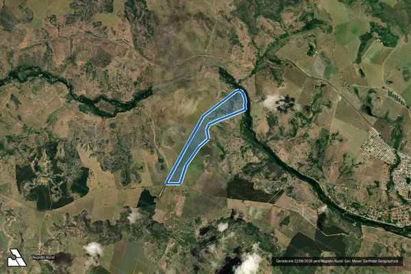 Imagem de satélite de FAZENDA BAIXA DA FARTURA - Parte 2 - GLEBA A em Nanuque - MG