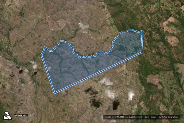 Imagem de satélite de FAZENDA SÃO PEDRO ? UNIFICAÇÃO DOS LOTES 2 E 3 DO LOT° FEZANDA CAMERUM - FAZENDA SÃO PEDRO em Dianópolis - TO