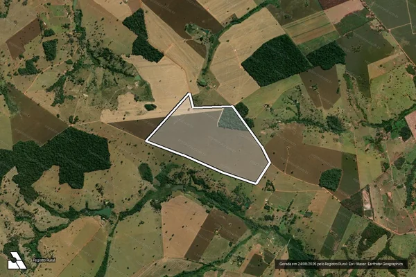 Imagem de satélite de FAZENDA BOM SUCESSO - Parte 3 em Nazário - GO
