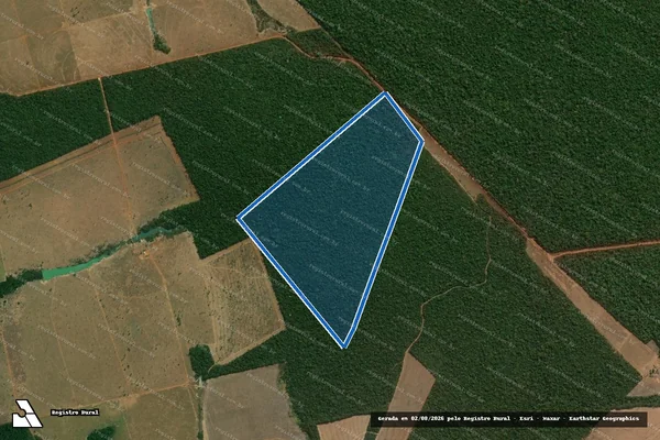 Imagem de satélite de LOTE Nº 239 - LOTE Nº 239 em Tabaporã - MT