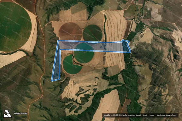 Imagem de satélite de LOTE 11, LOTEAMENTO CORRENTE OU FUNDÃO - Gleba 02 em São João d'Aliança - GO