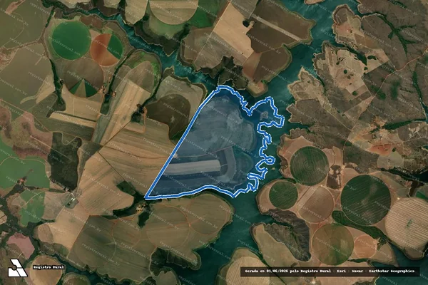 Imagem de satélite de Fazenda do Bacuri Gleba I - Fazenda do Bacuri Gleba I em Cristalina - GO