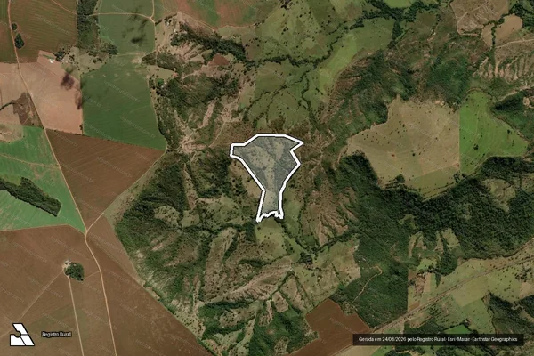 Imagem de satélite de FAZENDA FLÔRES - PARTE 1 em Mineiros - GO