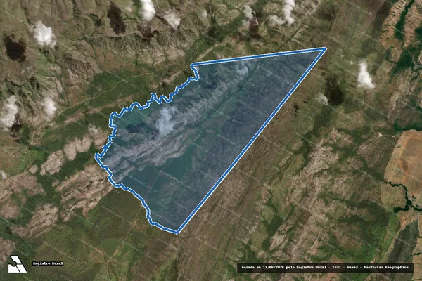 Imagem de satélite de FAZENDA LAVRINHA - Gleba - 01 em Natividade - TO