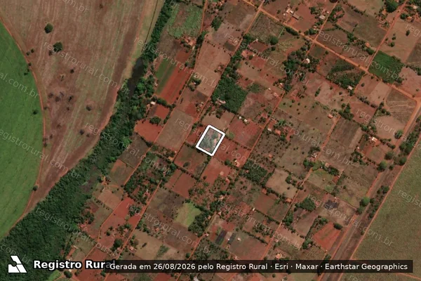 Imagem de satélite de FAZENDA SANTA LUZIA - Lote 110 em Paranaiguara - GO