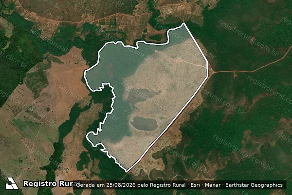 Imagem de satélite de LOTE GC-214 -  GLEBA CACHOEIRINHA - FAZENDA FERRAZ / 01