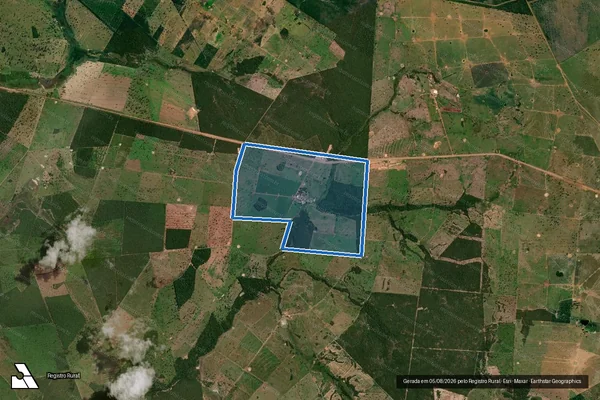 Imagem de satélite de Fazenda Pirizeiro - Fazenda Pirizeiro/Parte 2 em Cáceres - MT