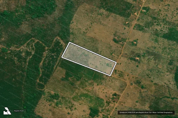 Imagem de satélite de FAZENDA PETRONILA  - Parte 38 em Nazaré - TO