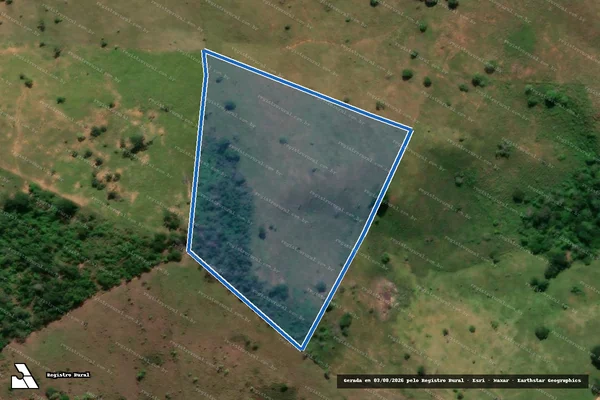 Imagem de satélite de FAZENDA SANTA CRUZ - Parcela 1 em Itanhém - BA