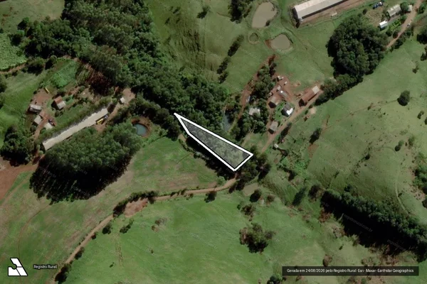 Imagem de satélite de LOTE Nº 13 - Parte 4 em Campo Erê - SC