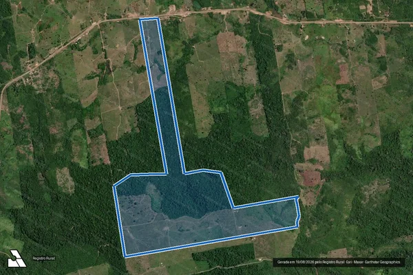 Imagem de satélite de SÍTIO BARRIGA IV - GLEBA CUPARI / Parte 1