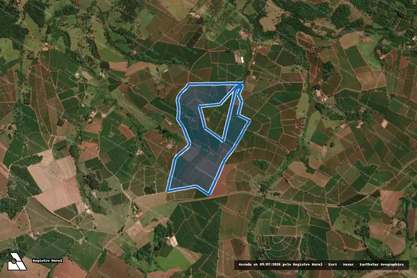 Imagem de satélite de FAZENDA MACAQUINHO - ÁREA TOTAL em Itamogi - MG