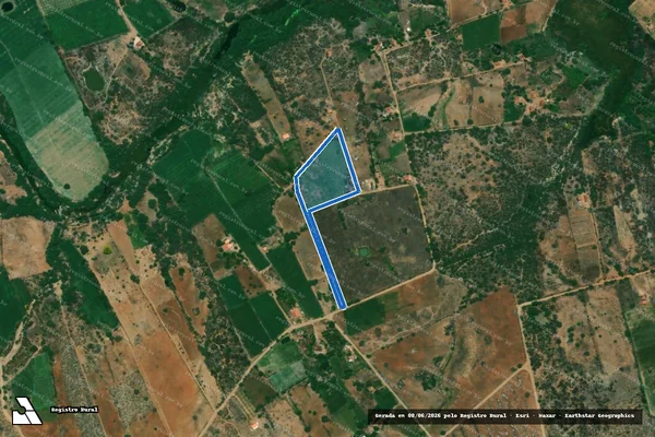 Imagem de satélite de FAZENDA MERGULHÃO  - Fazenda Mergulhão em Paulo Afonso - BA