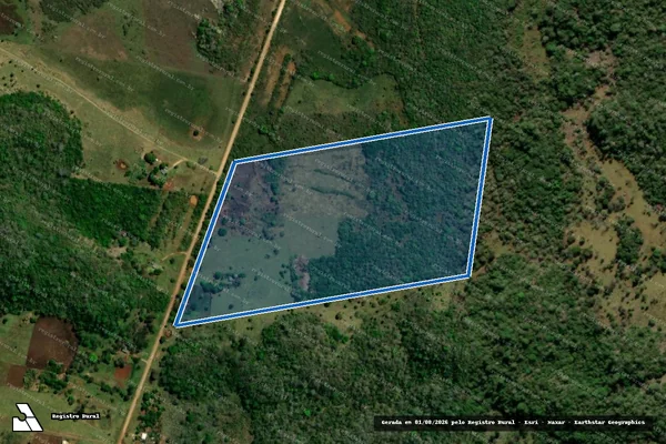 Imagem de satélite de Projeto de Assentamento Guaicurus - LOTE 27 em Bonito - MS